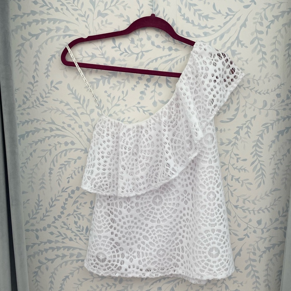 Lilly Pulitzer One Shoulder Shirt